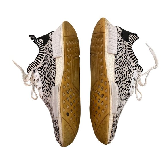 Adidas NMD R1 PK Primeknit Sashiko Zebra Black White Size US 12 Sneakers‎ - Picture 8 of 12